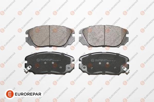 EUROREPAR 1639382880 - Bremžu uzliku kompl., Disku bremzes www.autospares.lv