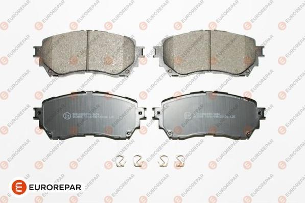 EUROREPAR 1639382280 - Bremžu uzliku kompl., Disku bremzes www.autospares.lv