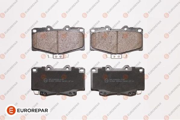 EUROREPAR 1639374180 - Brake Pad Set, disc brake www.autospares.lv