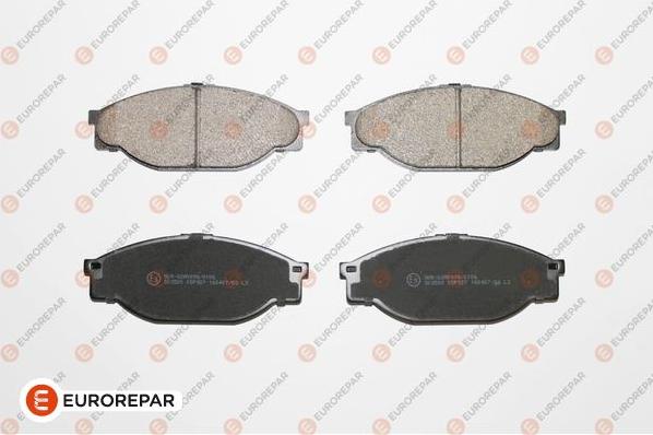 EUROREPAR 1639376180 - Brake Pad Set, disc brake www.autospares.lv