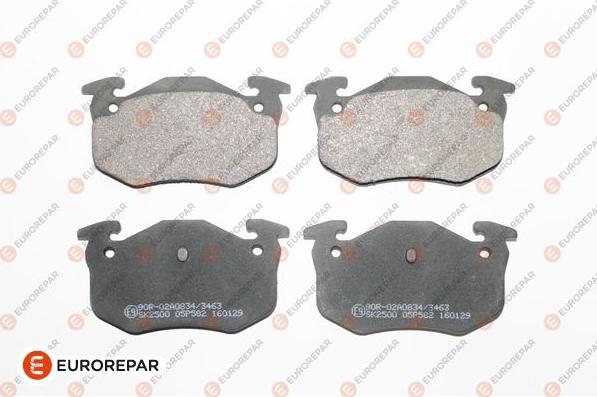 EUROREPAR 1639370680 - Bremžu uzliku kompl., Disku bremzes www.autospares.lv