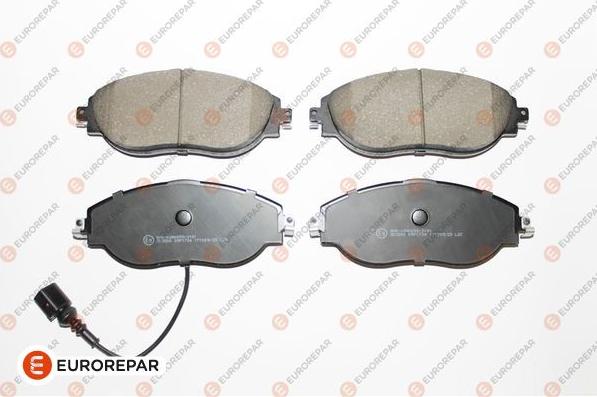 EUROREPAR 1639373480 - Bremžu uzliku kompl., Disku bremzes www.autospares.lv