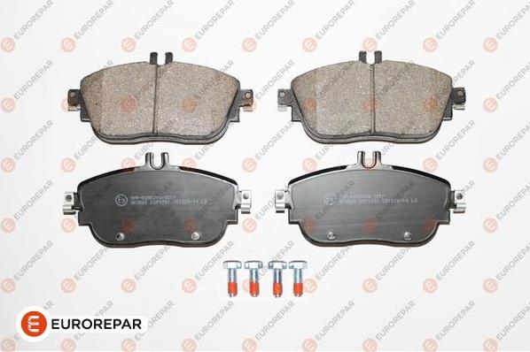 EUROREPAR 1639373580 - Bremžu uzliku kompl., Disku bremzes www.autospares.lv