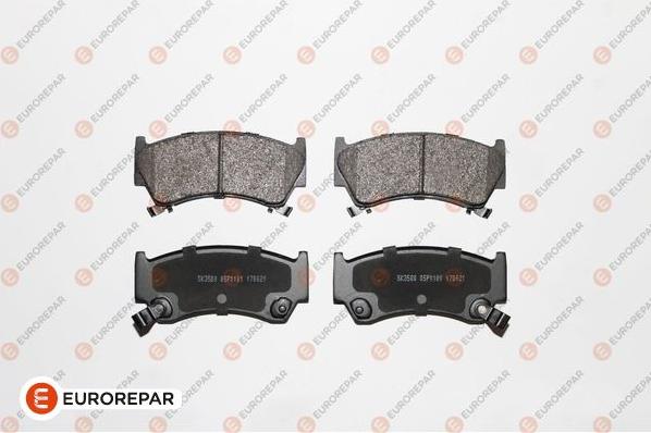 EUROREPAR 1639372180 - Brake Pad Set, disc brake www.autospares.lv