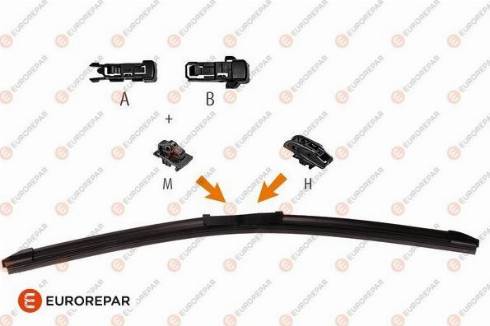 EUROREPAR A111810006 - Stikla tīrītāja slotiņa autospares.lv