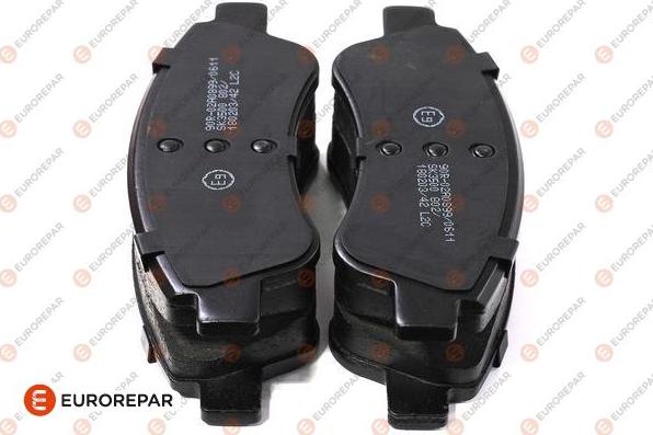 EUROREPAR 1635145880 - Bremžu uzliku kompl., Disku bremzes www.autospares.lv