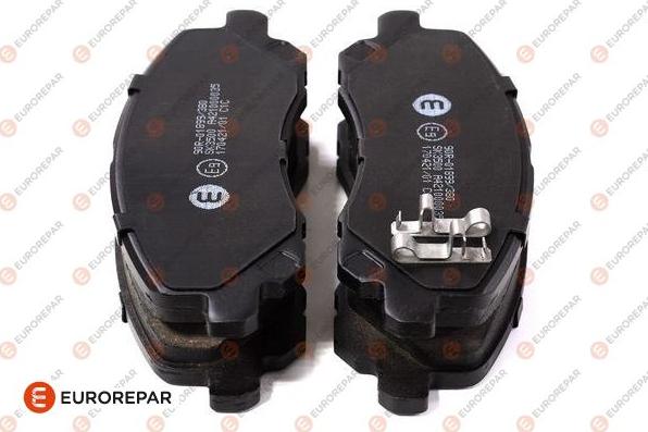 EUROREPAR 1635137180 - Тормозные колодки, дисковые, комплект www.autospares.lv