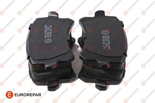 EUROREPAR 1635137880 - Тормозные колодки, дисковые, комплект www.autospares.lv