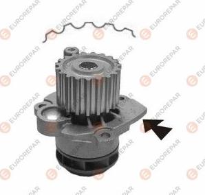 EUROREPAR 1635178380 - Water Pump www.autospares.lv