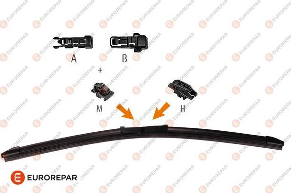 EUROREPAR 1638436980 - Stikla tīrītāja slotiņa autospares.lv