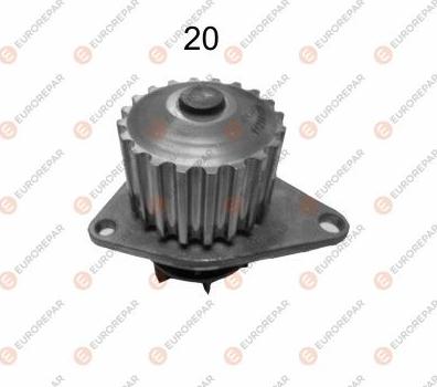 EUROREPAR 1637171580 - Water Pump www.autospares.lv