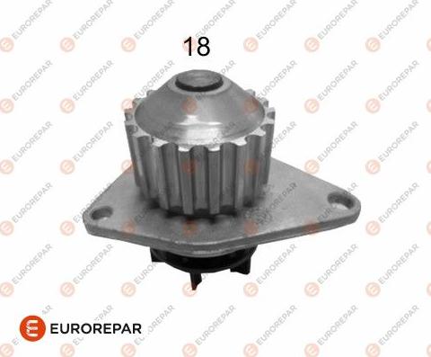 EUROREPAR 1637171380 - Ūdenssūknis autospares.lv