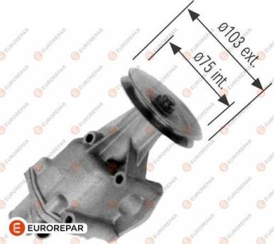 EUROREPAR 1637178580 - Ūdenssūknis www.autospares.lv