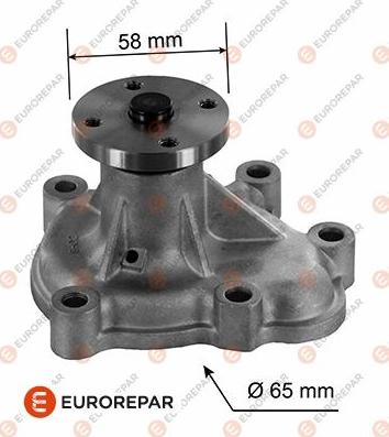 EUROREPAR 1637177580 - Ūdenssūknis autospares.lv