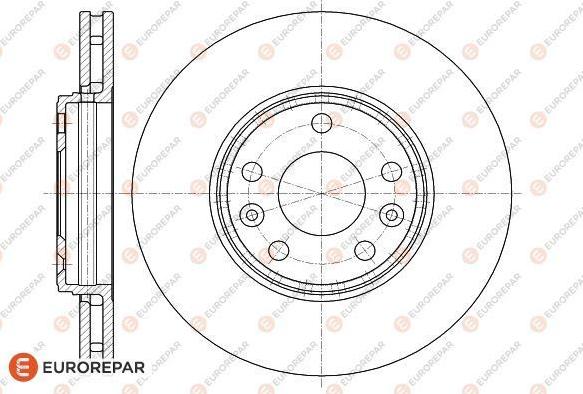 EUROREPAR 1620040780 - Bremžu diski www.autospares.lv