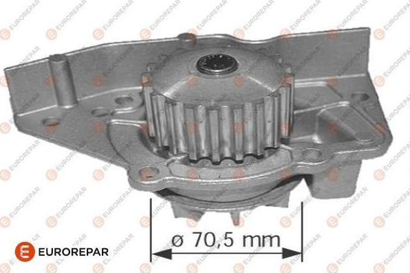 EUROREPAR 1623096080 - Ūdenssūknis autospares.lv