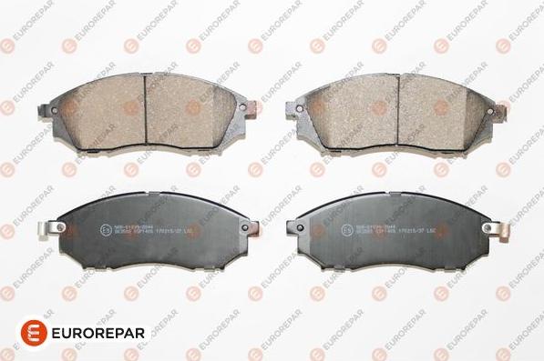 EUROREPAR 1623055380 - Brake Pad Set, disc brake www.autospares.lv