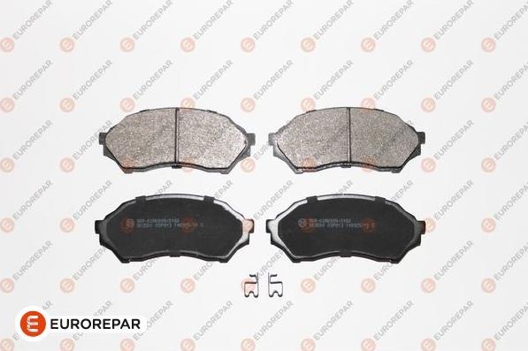 EUROREPAR 1623058980 - Bremžu uzliku kompl., Disku bremzes www.autospares.lv