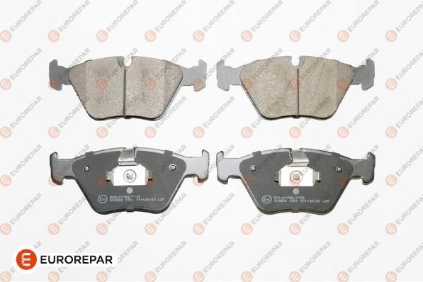 EUROREPAR 1623053980 - Brake Pad Set, disc brake www.autospares.lv