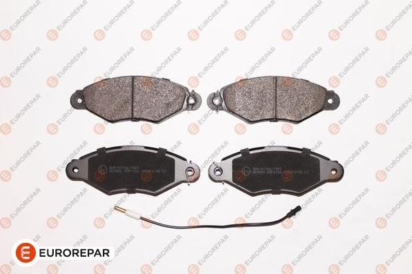 EUROREPAR 1623053080 - Bremžu uzliku kompl., Disku bremzes www.autospares.lv