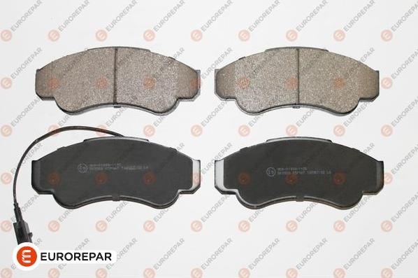 EUROREPAR 1623060180 - Bremžu uzliku kompl., Disku bremzes www.autospares.lv