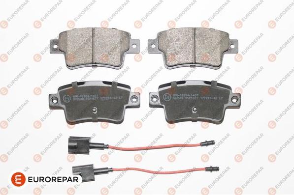 EUROREPAR 1623063880 - Bremžu uzliku kompl., Disku bremzes www.autospares.lv