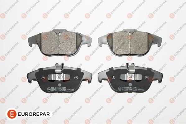 EUROREPAR 1623063380 - Bremžu uzliku kompl., Disku bremzes www.autospares.lv