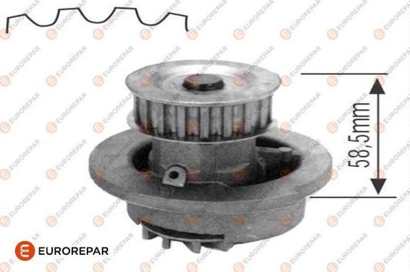 EUROREPAR 1623101380 - Water Pump www.autospares.lv