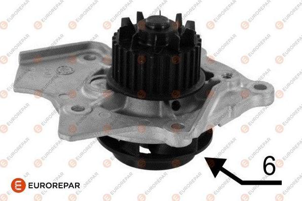 EUROREPAR 1623118180 - Water Pump www.autospares.lv