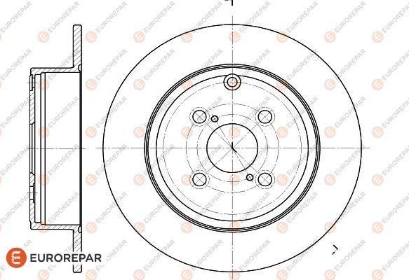 EUROREPAR 1622809180 - Bremžu diski www.autospares.lv