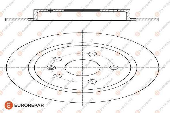 EUROREPAR 1622806080 - Bremžu diski www.autospares.lv