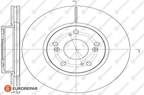 EUROREPAR 1622806780 - Bremžu diski www.autospares.lv