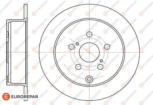 EUROREPAR 1622808980 - Bremžu diski autospares.lv