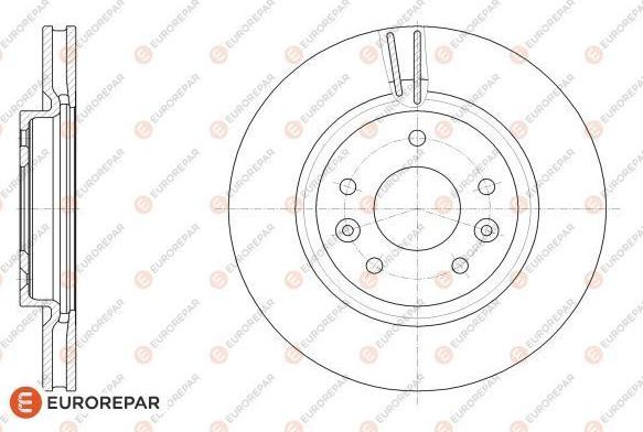 EUROREPAR 1622808580 - Bremžu diski www.autospares.lv