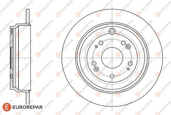 EUROREPAR 1622808780 - Bremžu diski www.autospares.lv