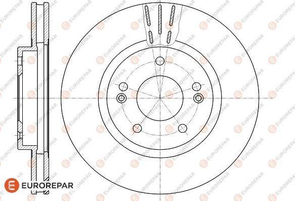 EUROREPAR 1622815780 - Bremžu diski www.autospares.lv