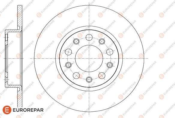 EUROREPAR 1622810180 - Bremžu diski www.autospares.lv