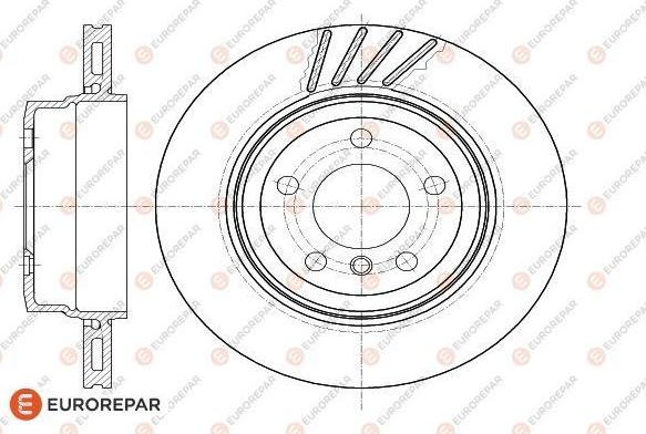 EUROREPAR 1622811480 - Bremžu diski www.autospares.lv