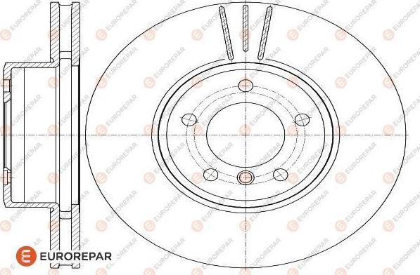 EUROREPAR 1622811080 - Bremžu diski www.autospares.lv