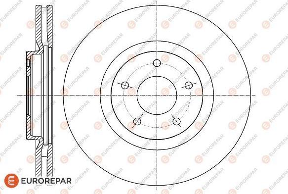 EUROREPAR 1622812980 - Bremžu diski www.autospares.lv