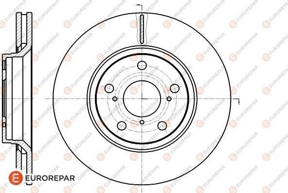 EUROREPAR 1622812580 - Bremžu diski www.autospares.lv