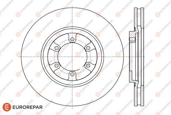 EUROREPAR 1622812180 - Bremžu diski www.autospares.lv