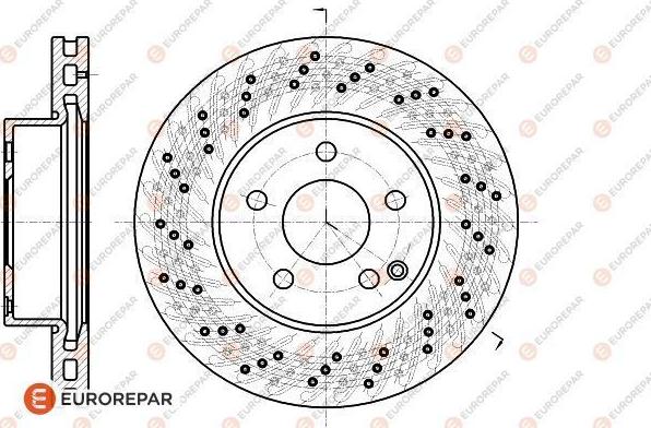 EUROREPAR 1622812880 - Bremžu diski www.autospares.lv