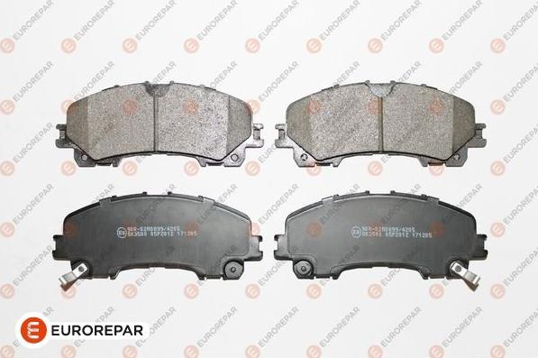 EUROREPAR 1675996380 - Bremžu uzliku kompl., Disku bremzes www.autospares.lv