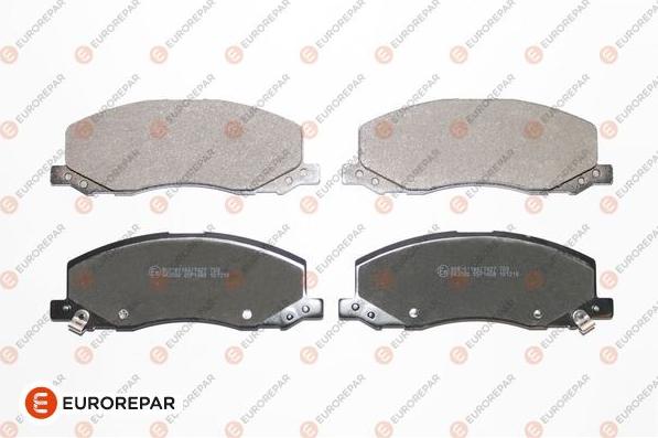 EUROREPAR 1675990280 - Bremžu uzliku kompl., Disku bremzes www.autospares.lv