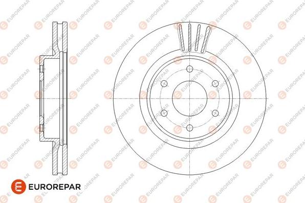 EUROREPAR 1676009980 - Bremžu diski www.autospares.lv