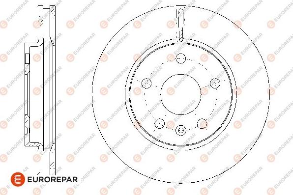 EUROREPAR 1676009580 - Bremžu diski www.autospares.lv