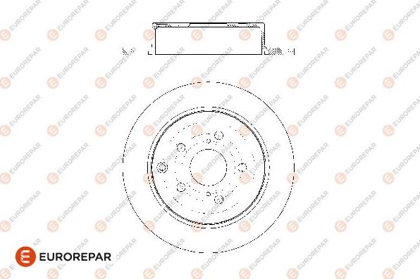 EUROREPAR 1676009080 - Bremžu diski www.autospares.lv