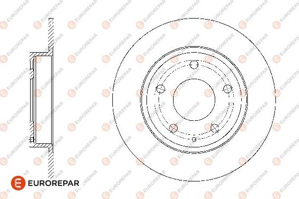 EUROREPAR 1676008480 - Bremžu diski www.autospares.lv