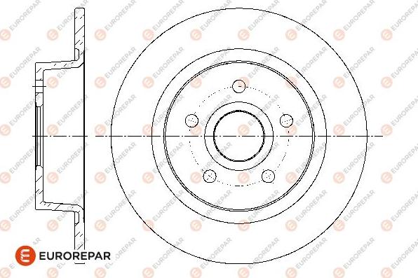 EUROREPAR 1676007880 - Bremžu diski www.autospares.lv